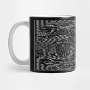 Vintage Psychedelic Eye Illustration Mug